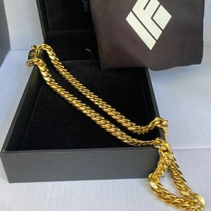 ❌SOLD❌ 18K Yellow Gold Cuban Chain 22inch 9mm IF & CO Ben Baller